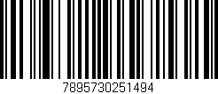 Código de barras (EAN, GTIN, SKU, ISBN): '7895730251494'