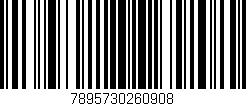 Código de barras (EAN, GTIN, SKU, ISBN): '7895730260908'