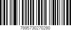 Código de barras (EAN, GTIN, SKU, ISBN): '7895730270280'