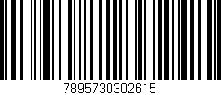 Código de barras (EAN, GTIN, SKU, ISBN): '7895730302615'