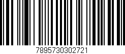 Código de barras (EAN, GTIN, SKU, ISBN): '7895730302721'