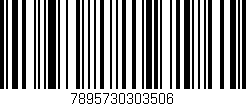 Código de barras (EAN, GTIN, SKU, ISBN): '7895730303506'