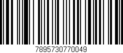 Código de barras (EAN, GTIN, SKU, ISBN): '7895730770049'