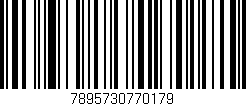 Código de barras (EAN, GTIN, SKU, ISBN): '7895730770179'