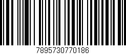 Código de barras (EAN, GTIN, SKU, ISBN): '7895730770186'