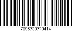 Código de barras (EAN, GTIN, SKU, ISBN): '7895730770414'