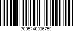 Código de barras (EAN, GTIN, SKU, ISBN): '7895740386759'