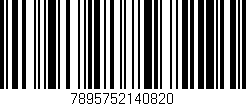 Código de barras (EAN, GTIN, SKU, ISBN): '7895752140820'