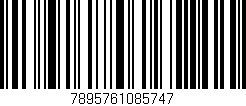 Código de barras (EAN, GTIN, SKU, ISBN): '7895761085747'