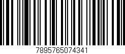 Código de barras (EAN, GTIN, SKU, ISBN): '7895765074341'