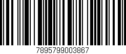 Código de barras (EAN, GTIN, SKU, ISBN): '7895799003867'