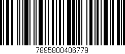 Código de barras (EAN, GTIN, SKU, ISBN): '7895800406779'
