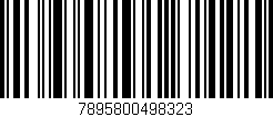 Código de barras (EAN, GTIN, SKU, ISBN): '7895800498323'