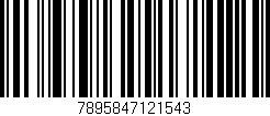 Código de barras (EAN, GTIN, SKU, ISBN): '7895847121543'