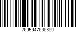 Código de barras (EAN, GTIN, SKU, ISBN): '7895847888699'