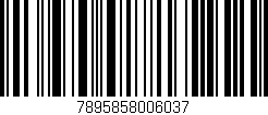 Código de barras (EAN, GTIN, SKU, ISBN): '7895858006037'