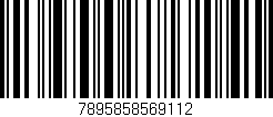 Código de barras (EAN, GTIN, SKU, ISBN): '7895858569112'