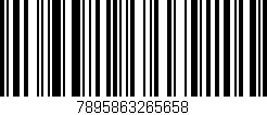 Código de barras (EAN, GTIN, SKU, ISBN): '7895863265658'