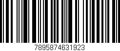 Código de barras (EAN, GTIN, SKU, ISBN): '7895874631923'