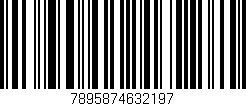 Código de barras (EAN, GTIN, SKU, ISBN): '7895874632197'