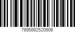 Código de barras (EAN, GTIN, SKU, ISBN): '7895882520806'