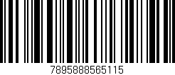 Código de barras (EAN, GTIN, SKU, ISBN): '7895888565115'