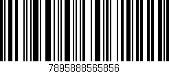 Código de barras (EAN, GTIN, SKU, ISBN): '7895888565856'
