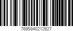 Código de barras (EAN, GTIN, SKU, ISBN): '7895940212827'