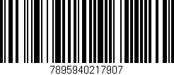Código de barras (EAN, GTIN, SKU, ISBN): '7895940217907'