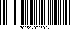 Código de barras (EAN, GTIN, SKU, ISBN): '7895940226824'