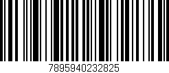 Código de barras (EAN, GTIN, SKU, ISBN): '7895940232825'