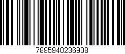 Código de barras (EAN, GTIN, SKU, ISBN): '7895940236908'