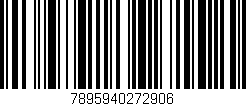 Código de barras (EAN, GTIN, SKU, ISBN): '7895940272906'