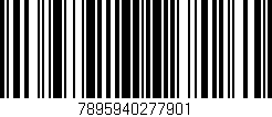 Código de barras (EAN, GTIN, SKU, ISBN): '7895940277901'