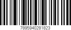 Código de barras (EAN, GTIN, SKU, ISBN): '7895940281823'