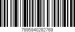 Código de barras (EAN, GTIN, SKU, ISBN): '7895940282769'