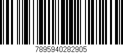 Código de barras (EAN, GTIN, SKU, ISBN): '7895940282905'