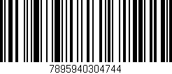 Código de barras (EAN, GTIN, SKU, ISBN): '7895940304744'