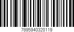 Código de barras (EAN, GTIN, SKU, ISBN): '7895940320119'