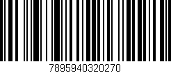 Código de barras (EAN, GTIN, SKU, ISBN): '7895940320270'