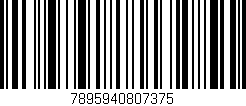 Código de barras (EAN, GTIN, SKU, ISBN): '7895940807375'