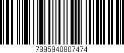 Código de barras (EAN, GTIN, SKU, ISBN): '7895940807474'