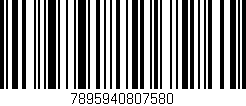 Código de barras (EAN, GTIN, SKU, ISBN): '7895940807580'