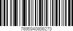 Código de barras (EAN, GTIN, SKU, ISBN): '7895940808273'