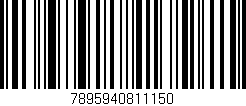 Código de barras (EAN, GTIN, SKU, ISBN): '7895940811150'