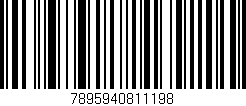 Código de barras (EAN, GTIN, SKU, ISBN): '7895940811198'