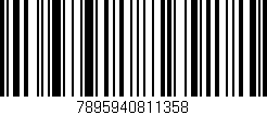 Código de barras (EAN, GTIN, SKU, ISBN): '7895940811358'