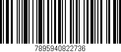 Código de barras (EAN, GTIN, SKU, ISBN): '7895940822736'