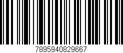 Código de barras (EAN, GTIN, SKU, ISBN): '7895940829667'