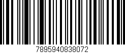 Código de barras (EAN, GTIN, SKU, ISBN): '7895940838072'